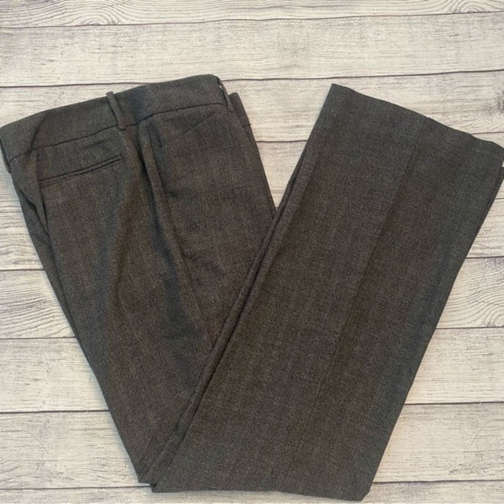 Mossimo Stretch Gray Herringbone Dress Pants Trousers Business Size 8